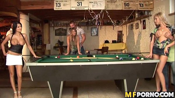 סרטי סקס Pool hall orgy Alison Star, Christine Lee, Donna Bell, Winnie 1