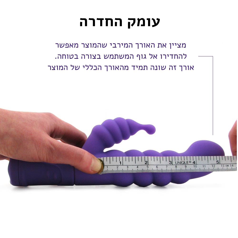 עומק החדרה של אביזרי מין